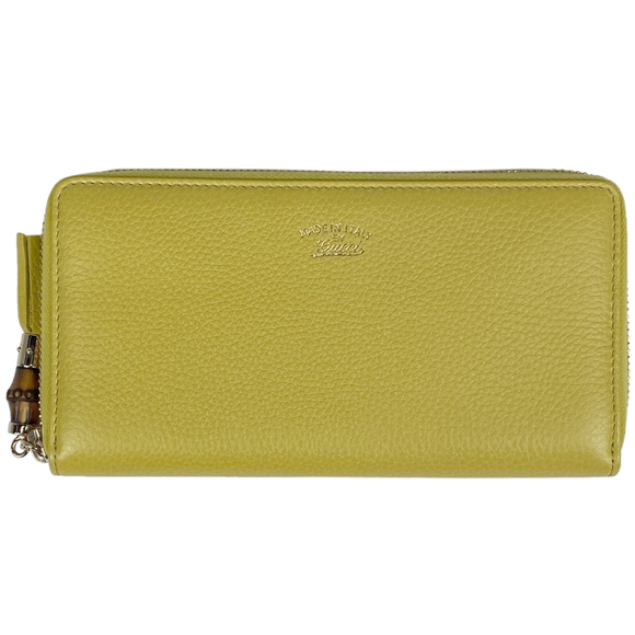 Gucci Gg Embossed Logo Leather Round Zipper Long Wallet main image 1